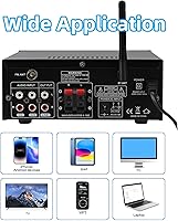 okanemoqi KS-33BT 800W Home Stereo Amplifier — image 3