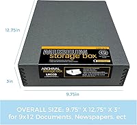 Lineco Museum Archival Storage Box 9x12x3 — image 2