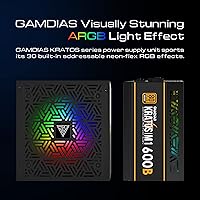 GAMDIAS KRATOS M1-600B 600W Bronze PSU — image 3