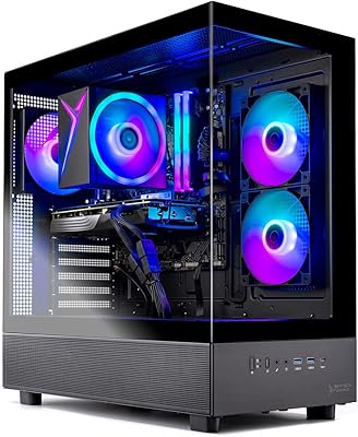 Skytech Gaming Azure 3 Gaming PC, AMD Ryzen 7 5700, NVIDIA RTX 5060, 32GB RAM, 1TB SSD