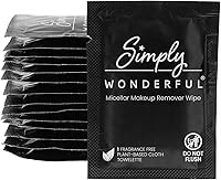 Simply Wonderful Biodegradable Makeup Remover Wipes, 100 Count — image 1