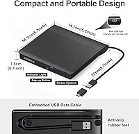 ORIGBELIE External CD/DVD Drive BT524 — image 6