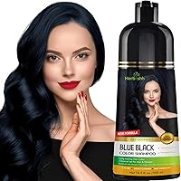 Herbishh Hair Color Shampoo - Blue Black, 500mL — image 1