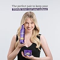 LA PUISSANCE Silver Toning Purple Hair Mask for Blonde & Gray Hair, 8.82oz — image 6