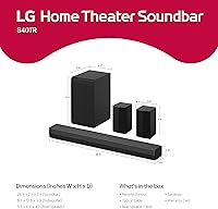 LG S40TR 4.1 ch. Home Theater Soundbar with Wireless Subwoofer — image 6