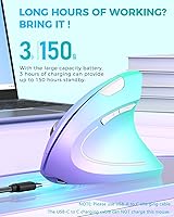 Lekvey Ergonomic Vertical Wireless Mouse — image 4