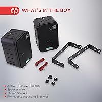 Pyle PDWR50B 2-Way Speaker System Pair - 500W Peak Power — image 3