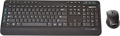 Amazon Basics Wireless Keyboard and Mouse Combo