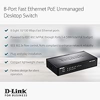 D-Link DES-1008PA 8-Port Fast Ethernet Switch with 4 PoE Ports — image 2