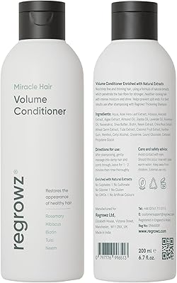 Regrowz Miracle Hair Volume Conditioner 7oz