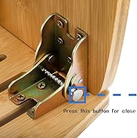 Lyellfe Bamboo Folding Step Stool — image 2