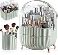 CANITORON Makeup Organizer, Sage Green — image 1