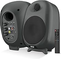 Pyle PBKSR40 Bluetooth Bookshelf Speakers — image 1