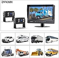 DVKNM 9″ AHD IPS Monitor Backup Camera System — image 7