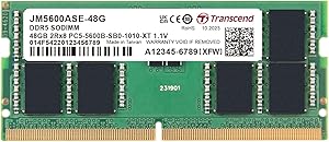 Transcend 48GB DDR5 5600MHz SO-DIMM Laptop RAM Review