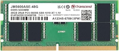 Transcend 48GB DDR5 5600MHz SO-DIMM Laptop RAM