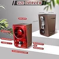 COTINSE Solar Outdoor Motion Sensor Alarm — image 4