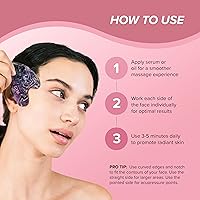 Skin Gym Sculpty Heart Amethyst Gua Sha Tool — image 5