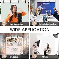 CludPark 6.5x3.2ft T-Shape Backdrop Stand — image 6