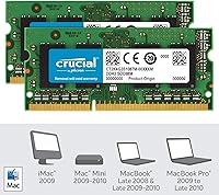 Crucial 8GB DDR3L 1066MHz SODIMM Memory Kit — image 2