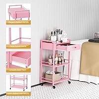 Mefeir Salon Trolley Cart Pink — image 3
