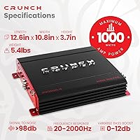 Crunch PX 1000.4 4-Channel 1000W Amplifier — image 3