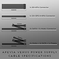 Apevia Venus 450W ATX Power Supply — image 6