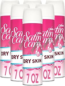 Gillette Venus Satin Care Dry Skin Shave Gel with Shea Butter, 7oz (6 Count) Review