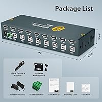 GREATHTEK HDMI KVM Switch 8 Port 4K@30Hz — image 7