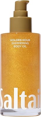 Saltair Shimmering Body Oil - Golden Hour Scented, 4oz