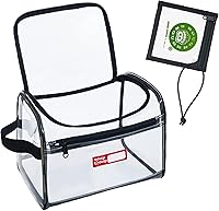 Rough Enough Clear Makeup Toiletry Bag — image 1