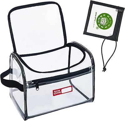 Rough Enough Clear Makeup Toiletry Bag