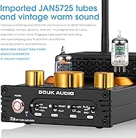 Douk Audio X1 HiFi Stereo Bluetooth 5.0 Vacuum Tube Amplifier — image 4