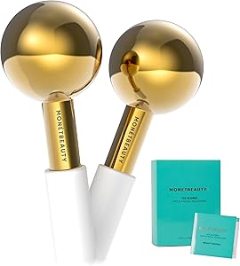 MonétBeauty Stainless Steel Ice Globes for Facials (Gold) Review