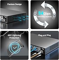 NICGIGA 24-Port Gigabit PoE+ Switch — image 7