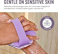 Sud Scrub Antimicrobial Silicone Body Scrubber, Purple — image 3