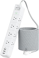 One Beat 15 ft Extension Cord with Power Strip Surge Protector — image 1