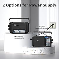 YOWGULF YG-BT2400B AM/FM Bluetooth Portable Radio — image 3