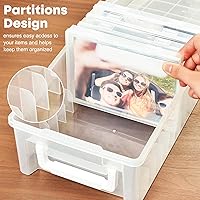 ALINK Photo Storage Box 5 x 7 In, 10 Inner Large Photo Keeper — image 4