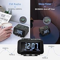 uscce Digital Dual Alarm Clock Radio — image 4