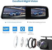 AUTO-VOX T9 9.35″ 1080P Streaming Media Rear View Mirror Backup Camera — image 5