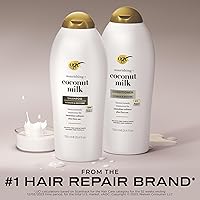 OGX Nourishing + Coconut Milk Shampoo and Conditioner 25.4 FL OZ 2 Pack — image 2