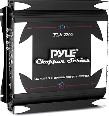 Pyle PLA2200 1400W 2-Channel Car Stereo Amplifier