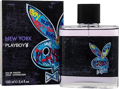 PLAYBOY New York Men Eau De Toilette Spray, 3.4 oz