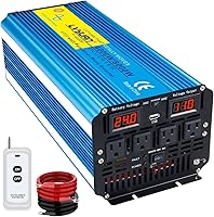 Yinleader 4000W Pure Sine Wave Inverter DC 24V to 110V/120V — image 1
