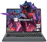 KAIGERR TX16PRO 2025 Gaming Laptop, AMD Ryzen 7 5825U, 16GB RAM, 512GB SSD — image 1