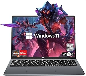 KAIGERR TX16PRO 2025 Gaming Laptop, AMD Ryzen 7 5825U, 16GB RAM, 512GB SSD Review