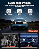 Kingslim O3PRO 3 Channel 5G WiFi Dash Cam with 64GB Card — image 5