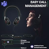 Yealink UH38 Bluetooth USB Wired Headset — image 6