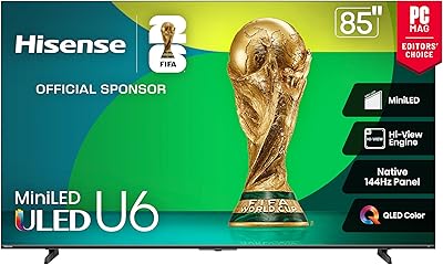 Hisense 85U65QF 85″ U6 Series Mini-LED 4K UHD Smart HDR Gaming Fire TV